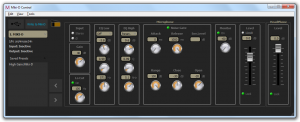 MIKI-D control software color luci-style for macOS and Windows, change presets, gain, EQ and save.